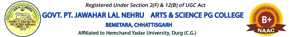 Pt. Jawahar Lal NEHRU Art & Science PG College